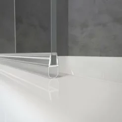 Pare-baignoire Rabattable 100 X 130 Cm, Paroi De Baignoire 2 Volets Schulte, écran De Baignoire Pivotant Komfort, Verre Transparent, Profilé Alu Argenté -SCHULTE Soldes Boutique 1224954 4