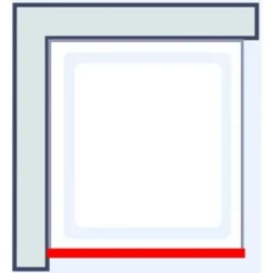 Paroi De Douche à L'italienne, Paroi Fixe Walk In, Profilé Aspect Chromé, Style, Schulte, 100 X 190 Cm, Verre 5 Mm -SCHULTE Soldes Boutique 1224958 5