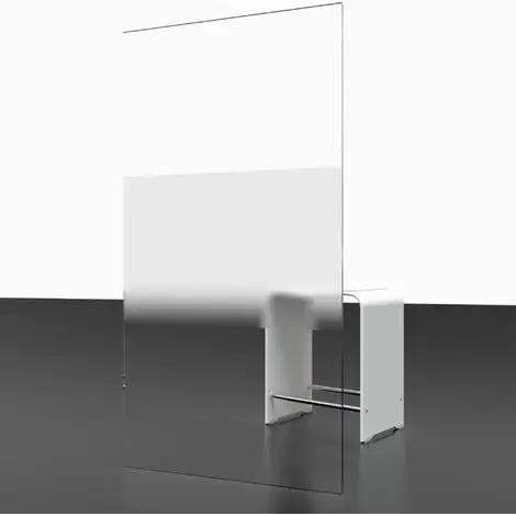 Porte De Douche Coulissante, 120 X 190 Cm, Verre 5 Mm, Sunny, Schulte, Sablé Au Milieu (dépoli), Profilé Blanc 5 Porte De Douche Coulissante, 120 X 190 Cm, Verre 5 Mm, Sunny, Schulte, Sablé Au Milieu (dépoli), Profilé Blanc – Image 3