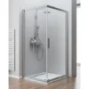 Accès D'angle Droit Avec Portes De Douche Coulissantes, Verre 5 Mm, Profilé Alu Argenté, Schulte, 80 X 80 X 185 Cm -SCHULTE Soldes Boutique 14168836 1