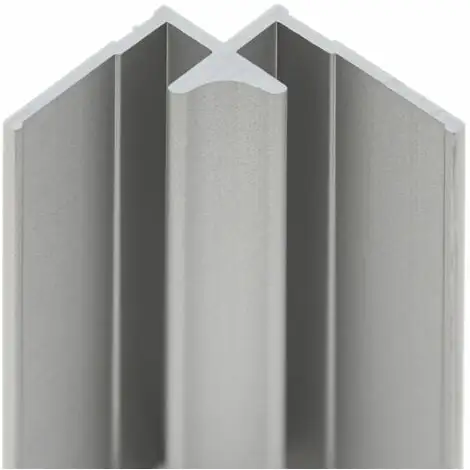 Profilé D'angle Intérieur Pour Panneau Mural De Douche, 210 Cm, DécoDesign, Schulte, Alu-argenté 3 Profilé D'angle Intérieur Pour Panneau Mural De Douche, 210 Cm, DécoDesign, Schulte, Alu-argenté