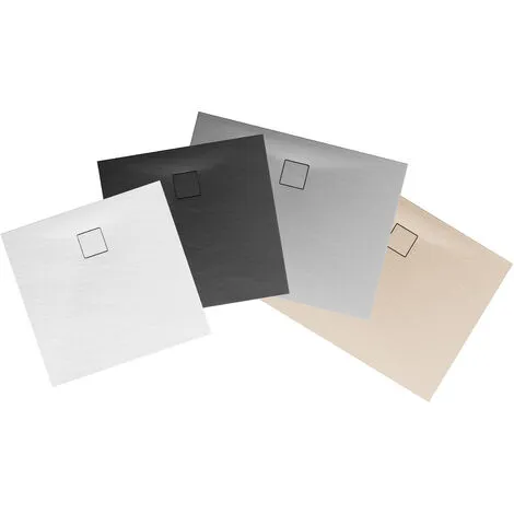 Receveur De Douche De Plain-pied, Décor Sahara, Résine Minérale, Schulte, Carré 90 X 90 Cm 4 Receveur De Douche De Plain-pied, Décor Sahara, Résine Minérale, Schulte, Carré 90 X 90 Cm – Image 2