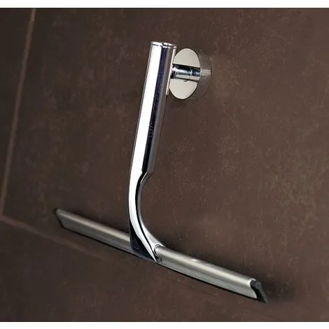 Raclette De Douche En Laiton Chromé, Fixation Sans Percer, 27 Cm, Schulte 4 Raclette De Douche En Laiton Chromé, Fixation Sans Percer, 27 Cm, Schulte – Image 2