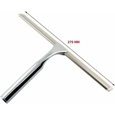 Raclette De Douche En Laiton Chromé, Fixation Sans Percer, 27 Cm, Schulte 5 Raclette De Douche En Laiton Chromé, Fixation Sans Percer, 27 Cm, Schulte – Image 3