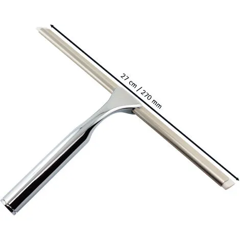 Raclette De Douche En Laiton Chromé, 27,5 Cm, Schulte 5 Raclette De Douche En Laiton Chromé, 27,5 Cm, Schulte – Image 3