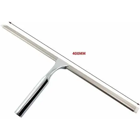 Raclette De Douche En Laiton Chromé XL, 40 Cm, Schulte 4 Raclette De Douche En Laiton Chromé XL, 40 Cm, Schulte – Image 2