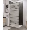 Paroi De Douche à L'italienne, Profilé Aspect Chromé à Clipser, Paroi Fixe Walk In, NewStyle Schulte, Traitement Anticalcaire, Décor Mistral, Verre 5 Mm, 90 X 190 Cm -SCHULTE Soldes Boutique 20153627 1