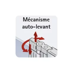 Accès D'angle Droit, 80 X 80 X 190 Cm, Portes De Douche Pivotantes, Verre 5 Mm Dépoli Light, Aspect Chromé, YoungLine, Schulte -SCHULTE Soldes Boutique 23678485 3