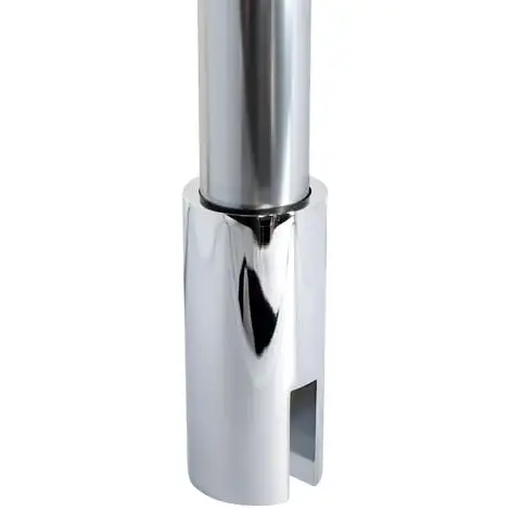 Barre De Stabilisation Au Plafond Pour Paroi De Douche 5-8 Mm, 80 Cm à Raccourcir, Barre De Fixation Universelle Schulte, Aspect Chromé 4 Barre De Stabilisation Au Plafond Pour Paroi De Douche 5-8 Mm, 80 Cm à Raccourcir, Barre De Fixation Universelle Schulte, Aspect Chromé – Image 2