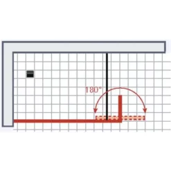 Paroi De Douche à L'italienne Avec Retour Pivotant, Profilé Noir à Clipser, Paroi Fixe Walk In Style Industriel, NewStyle, Schulte, Verre 5 Mm Transparent Anticalcaire, 80 X 30 X 190 Cm 11 Paroi De Douche à L'italienne Avec Retour Pivotant, Profilé Noir à Clipser, Paroi Fixe Walk In Style Industriel, NewStyle, Schulte, Verre 5 Mm Transparent Anticalcaire, 80 X 30 X 190 Cm -SCHULTE Soldes Boutique 26889656 5