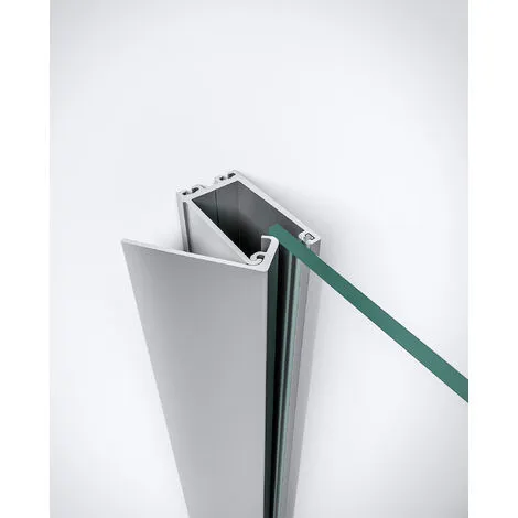 Paroi De Douche à L'italienne Avec Retour Pivotant, Profilé Aspect Chromé à Clipser, Paroi Fixe Walk In Style Industriel, NewStyle Schulte, Traitement Anticalcaire, Décor Cercles, Verre 5 Mm, 90 X 30 X 190 Cm 5 Paroi De Douche à L'italienne Avec Retour Pivotant, Profilé Aspect Chromé à Clipser, Paroi Fixe Walk In Style Industriel, NewStyle Schulte, Traitement Anticalcaire, Décor Cercles, Verre 5 Mm, 90 X 30 X 190 Cm – Image 3