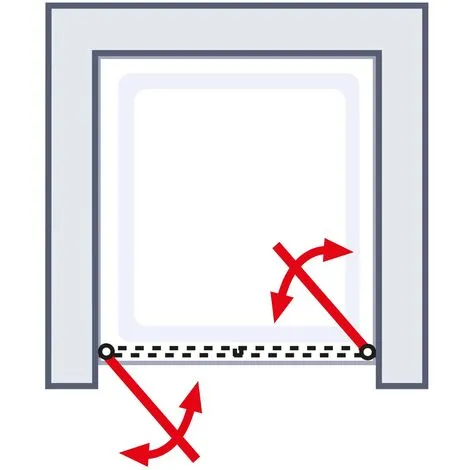 Porte De Douche Battante En Niche, Verre 5 Mm Transparent, Sunny ExpressPlus Schulte, Profilé Alu-nature, 80 X 180 Cm 7 Porte De Douche Battante En Niche, Verre 5 Mm Transparent, Sunny ExpressPlus Schulte, Profilé Alu-nature, 80 X 180 Cm – Image 5