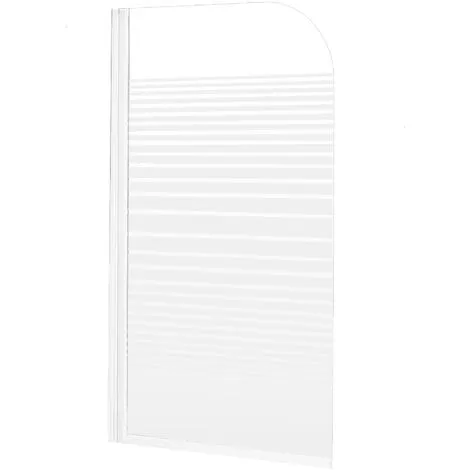 Pare-baignoire Rabattable, Verre 5 Mm, Paroi De Baignoire, écran De Baignoire Pivotant, Capri Express-Plus Schulte, Décor Sérigraphié Rayures, Profilé Blanc, 1 Volet 80 X 140 Cm 5 Pare-baignoire Rabattable, Verre 5 Mm, Paroi De Baignoire, écran De Baignoire Pivotant, Capri Express-Plus Schulte, Décor Sérigraphié Rayures, Profilé Blanc, 1 Volet 80 X 140 Cm – Image 3