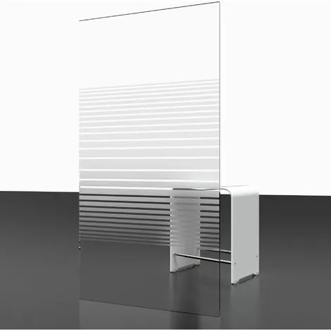 Pare-baignoire Rabattable, Verre 5 Mm, Paroi De Baignoire, écran De Baignoire Pivotant, Capri Express-Plus Schulte, Décor Sérigraphié Rayures, Profilé Blanc, 1 Volet 80 X 140 Cm 6 Pare-baignoire Rabattable, Verre 5 Mm, Paroi De Baignoire, écran De Baignoire Pivotant, Capri Express-Plus Schulte, Décor Sérigraphié Rayures, Profilé Blanc, 1 Volet 80 X 140 Cm – Image 4