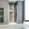 Porte De Douche Battante En Niche, Verre 5 Mm Transparent, Sunny II Schulte, Profilé Blanc, 80 X 180 Cm -SCHULTE Soldes Boutique 29284973 1