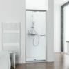 Porte De Douche Pivotante Extensible, Verre 5 Mm, Vita, Schulte, 70-80 Cm, Profilé Aspect Chromé, Verre Transparent -SCHULTE Soldes Boutique 3303068 1