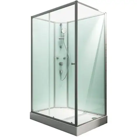 Cabine De Douche Intégrale Avec Porte Coulissante, Verre 5 Mm, Cabine De Douche Complète Ibiza, Schulte, 120 X 80 Cm, Paroi Latérale à Droite, Ouverture Vers La Gauche 4 Cabine De Douche Intégrale Avec Porte Coulissante, Verre 5 Mm, Cabine De Douche Complète Ibiza, Schulte, 120 X 80 Cm, Paroi Latérale à Droite, Ouverture Vers La Gauche – Image 2