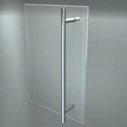 Porte De Douche Pivotante, Verre 6 Mm, Décor Galets Chromés, Profilé Aspect Chromé, Style, Schulte, 80 X 190 Cm -SCHULTE Soldes Boutique 3737372 3