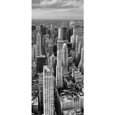 Panneau Mural 90 X 210 Cm, Revêtement Pour Douche Et Salle De Bains, DécoDesign PHOTO, Schulte, Manhattan (blanc/noir) 4 Panneau Mural 90 X 210 Cm, Revêtement Pour Douche Et Salle De Bains, DécoDesign PHOTO, Schulte, Manhattan (blanc/noir) – Image 2