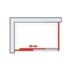 Porte De Douche Coulissante + Paroi De Retour Fixe, Verre 8 Mm, Profilé Aspect Chromé, MasterClass, Schulte, 120 X 80 X 200 Cm 7 Porte De Douche Coulissante + Paroi De Retour Fixe, Verre 8 Mm, Profilé Aspect Chromé, MasterClass, Schulte, 120 X 80 X 200 Cm -SCHULTE Soldes Boutique 4324348 3