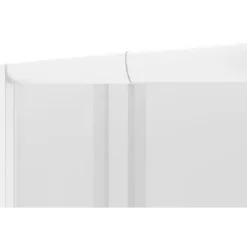 Accès D'angle Droit Avec Parois Portes De Douche Coulissantes, 75-90 X 75-90 X 180 Cm, Verre 4 Mm, Sunny Schulte, Verre Transparent, Profilé Blanc -SCHULTE Soldes Boutique 45739219 4