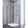 Porte De Douche Pivotante + Paroi De Retour Fixe, Verre Transparent 5 Mm Anticalcaire, Profilé Aspect Chromé, Style 2.0, Schulte, 80 X 80 X 193 Cm -SCHULTE Soldes Boutique 4593709 1