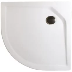 Receveur De Douche Acrylique, Quart De Cercle, Extra Plat, à Encastrer, Avec Pieds, Schulte, 90 X 90 X 3,5 Cm