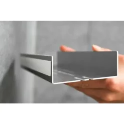 SCHULTE Etagère De Douche à Coller, Tablette De Douche Murale Avec Rebord, 28 X 9,5 X 3,5 Cm, Aspect Inox -SCHULTE Soldes Boutique 47517472 5