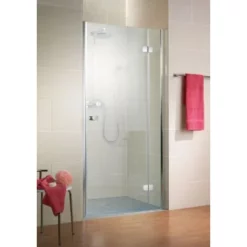 Porte De Douche Pivotante, Verre 6 Mm Anticalcaire, Profilé Aspect Chromé, MasterClass, Schulte, 80 X 200 Cm, Ouverture Vers La Droite