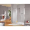 Porte De Douche Pivotante Grand Large, Verre 6 Mm Anticalcaire, Profilé Aspect Chromé, MasterClass, Schulte, 140 X 200 Cm, Ouverture Vers La Gauche -SCHULTE Soldes Boutique 4985404 1