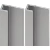 Lot De2 Profilés De Finition Pour Panneau Mural De Douche, 255 Cm, DécoDesign, Schulte, Alu-argenté 2 Lot De2 Profilés De Finition Pour Panneau Mural De Douche, 255 Cm, DécoDesign, Schulte, Alu-argenté -SCHULTE Soldes Boutique 53303962 1