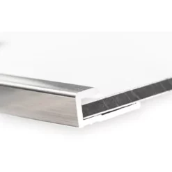 Lot De2 Profilés De Finition Pour Panneau Mural De Douche, 255 Cm, DécoDesign, Schulte, Alu-argenté -SCHULTE Soldes Boutique 53303962 3