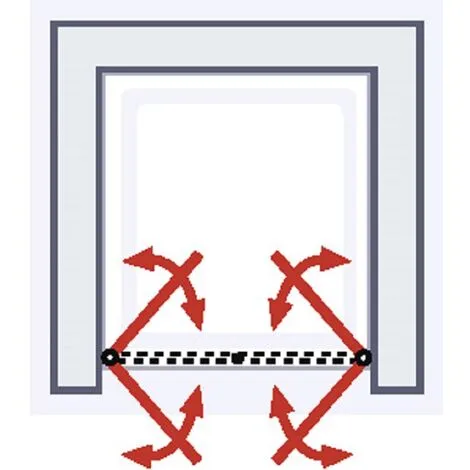 Lot Porte De Douche Battante + Receveur Extra-plat, Verre 5 Mm Anticalcaire, Profilé Aspect Chromé, Schulte, 80 X 190 Cm 5 Lot Porte De Douche Battante + Receveur Extra-plat, Verre 5 Mm Anticalcaire, Profilé Aspect Chromé, Schulte, 80 X 190 Cm – Image 3