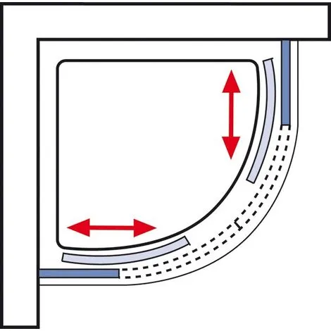 Cabine De Douche Intégrale, 90 X 90 Cm, Cabine De Douche Complète Schulte Avec Porte Coulissante, Parois Fixes, Receveur, Panneaux Muraux Et Robinetterie, Veronna 7 Cabine De Douche Intégrale, 90 X 90 Cm, Cabine De Douche Complète Schulte Avec Porte Coulissante, Parois Fixes, Receveur, Panneaux Muraux Et Robinetterie, Veronna – Image 5