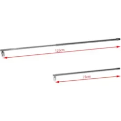 Barre De Stabilisation Murale Pour Paroi De Douche 6-8 Mm, Béquille De Renfort Extensible, Barre De Fixation Universelle Schulte, Aspect Chromé -SCHULTE Soldes Boutique 5592838 4