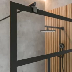 Paroi De Douche à L'italienne, Profilé Noir à Clipser, Paroi Fixe Walk In Style Industriel, NewStyle Atelier Schulte, Verre 6 Mm 90 X 200 Cm 9 Paroi De Douche à L'italienne, Profilé Noir à Clipser, Paroi Fixe Walk In Style Industriel, NewStyle Atelier Schulte, Verre 6 Mm 90 X 200 Cm -SCHULTE Soldes Boutique 57338000 3