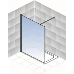 Paroi De Douche à L'italienne, Profilé Noir à Clipser, Paroi Fixe Walk In Style Industriel, NewStyle Atelier Schulte, Verre 6 Mm 90 X 200 Cm 11 Paroi De Douche à L'italienne, Profilé Noir à Clipser, Paroi Fixe Walk In Style Industriel, NewStyle Atelier Schulte, Verre 6 Mm 90 X 200 Cm -SCHULTE Soldes Boutique 57338000 5