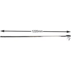 Barre De Stabilisation Chromée Recoupable, Schulte, Pour Verre 5 - 8 Mm, E100320-41 -SCHULTE Soldes Boutique 58785555 3