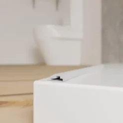 Barre De Seuil D'étanchéité Universelle Avec 2 Embouts, Schulte, 100 Cm Recoupable, E100050-41 + E100211-17-41