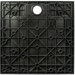 Receveur De Douche De Plain-pied, Décor Effet Pierre Anthracite, Ultra Léger, Schulte, Carré 80 X 80 Cm -SCHULTE Soldes Boutique 64124558 4