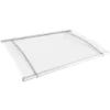 SCHULTE Auvent Marquise De Porte XL, 205 X 142 Cm, Opaque, Fixation Blanche -SCHULTE Soldes Boutique 6685446 1