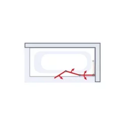 Pare-baignoire Rabattable, Sans Percer, écran De Baignoire Pivotant à Coller, Paroi De Baignoire Schulte, Verre 3 Mm, Décor Sérigraphié Rayures Horizontales, Profilé Blanc, 3 Volets 127 X 120 Cm 9 Pare-baignoire Rabattable, Sans Percer, écran De Baignoire Pivotant à Coller, Paroi De Baignoire Schulte, Verre 3 Mm, Décor Sérigraphié Rayures Horizontales, Profilé Blanc, 3 Volets 127 X 120 Cm -SCHULTE Soldes Boutique 9859976 3